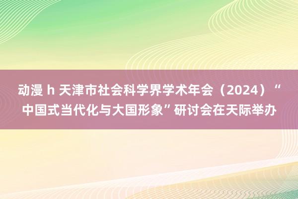 动漫 h 天津市社会科学界学术年会（2024）“中国式当代化与大国形象”研讨会在天际举办