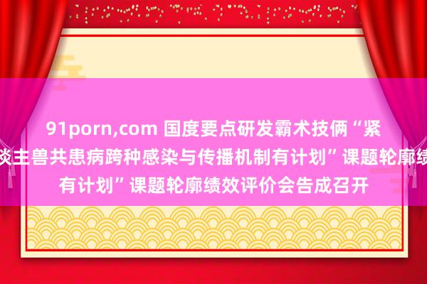 91porn，com 国度要点研发霸术技俩“紧要突发动物源性东谈主兽共患病跨种感染与传播机制有计划”课题轮廓绩效评价会告成召开